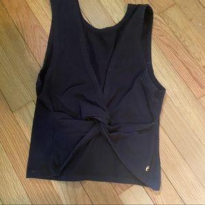 Spiritual Gangster Muscle Fitted Tank with Open/Twisted back Size MD